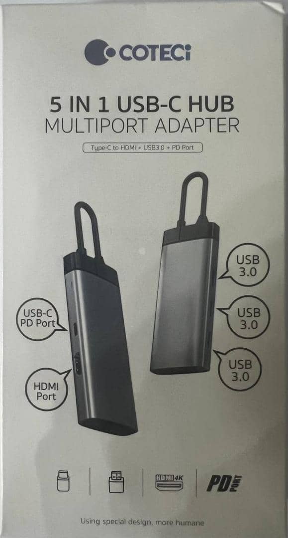 USB-C Dock Coteci 5in1