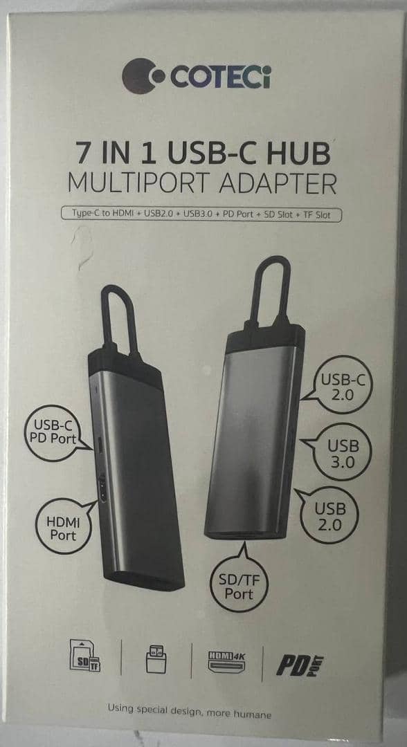 USB-C Dock Coteci 7in1