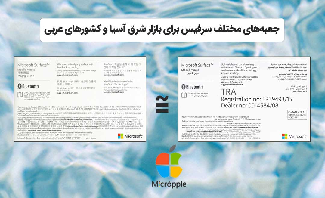 مقایسه جعبه‌های مختلف سرفیس