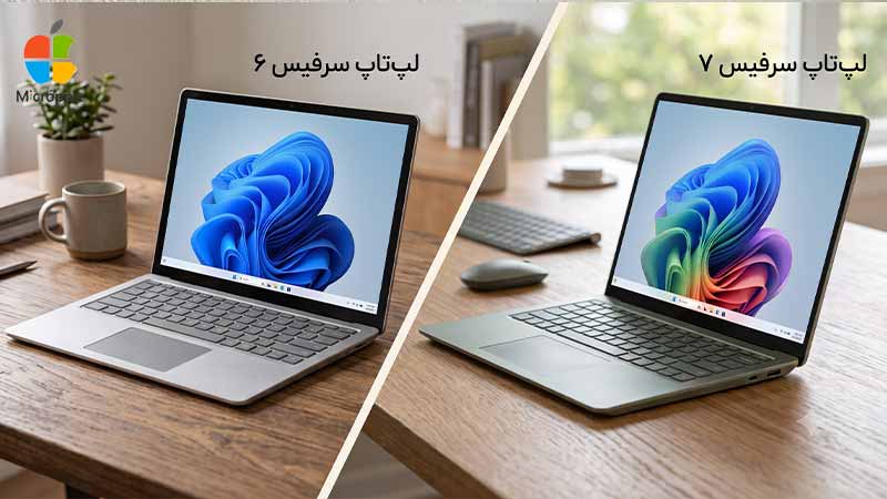تفاوت سرفیس لپ‌تاپ ۶ و ۷
